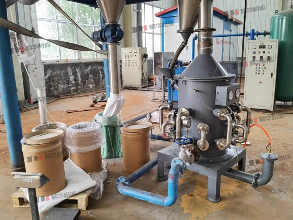 鐵粉氣流球化整形機--湖北某公司